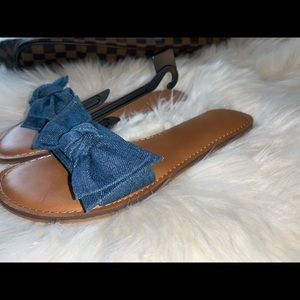 Jeans sandal Size 7 Time and Tru
